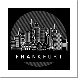 Frankfurt Germany Skyline Posters and Art